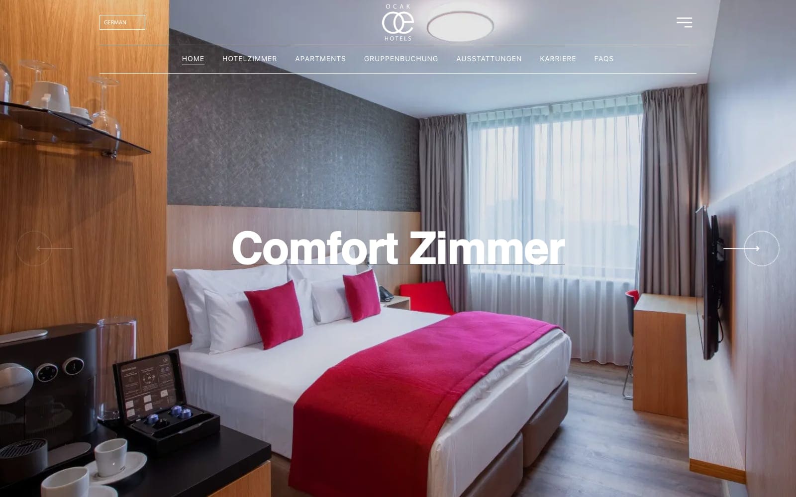 Ocak Hotels Website